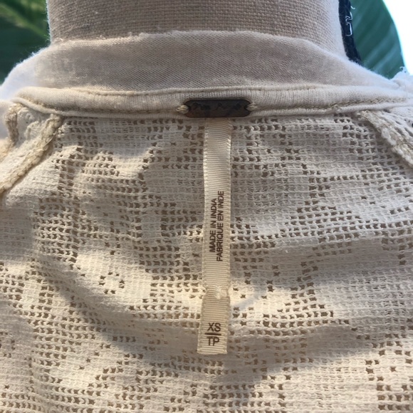 Free people lace trim knit top - Picture 5 of 6